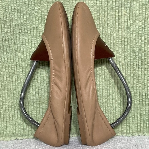 Eureka! Women's Audrey GoPro Tan Leather Bendable Ballet Flats Shoes Size US 9M - Picture 6 of 11